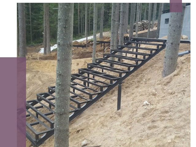 Монтаж металлических лестниц в Черкесске от 13510 руб. 