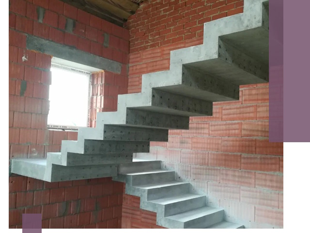 Бетонные лестницы под ключ в Черкесске: монтаж, демонтаж, ремонт