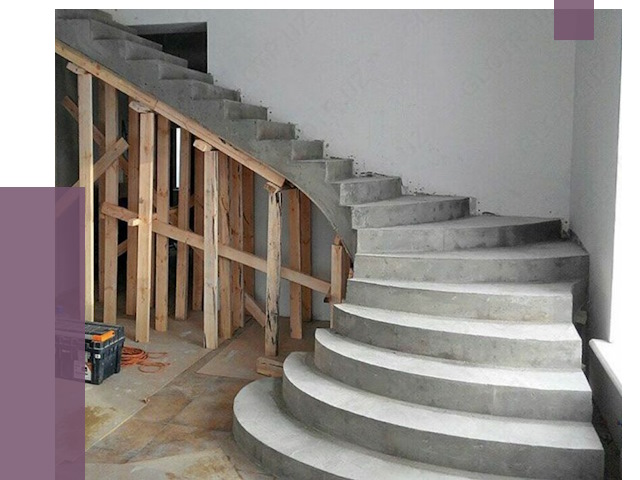 Изготовление бетонных лестниц под ключ в Черкесске от 19882 руб. | ПРОЛЁТ-Чрк