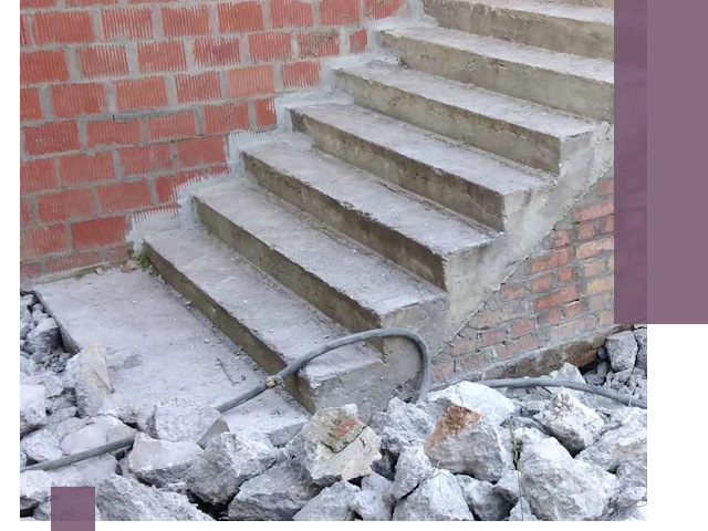 Демонтаж бетонных лестниц в Черкесске: быстро и безопасно