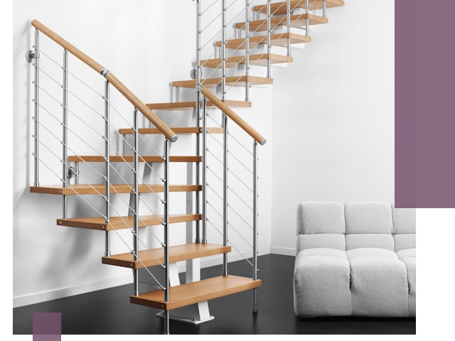 Модульные лестницы под ключ в Черкесске — монтаж и изготовление