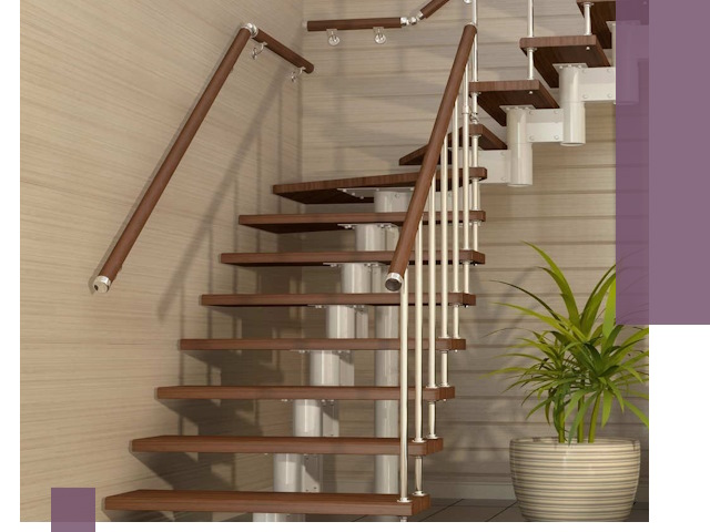 Изготовление модульных лестниц под ключ в Черкесске