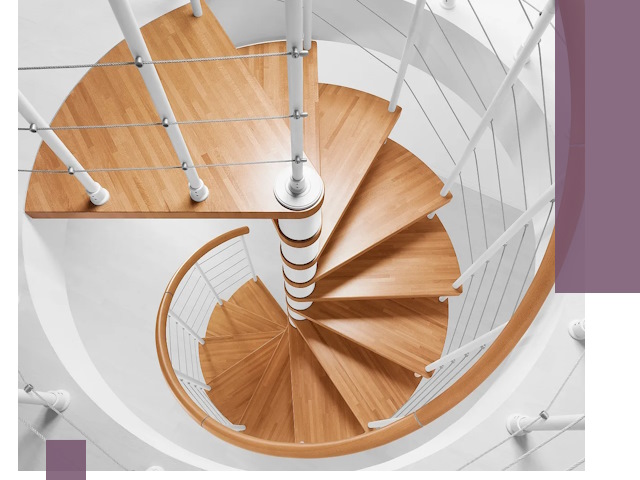 Изготовление винтовых лестниц под ключ в Черкесске