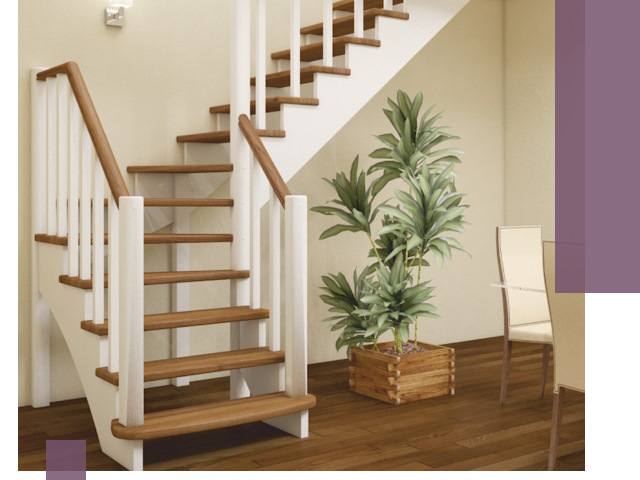 Г-образные лестницы под ключ в Черкесске — изготовление и монтаж