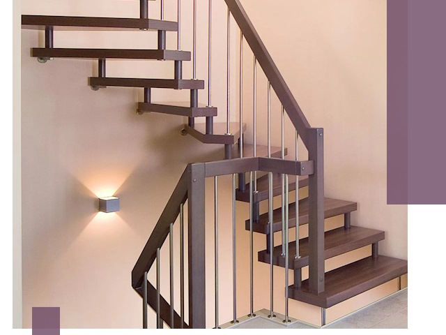 Изготовление лестниц на больцах в Черкесске под ключ