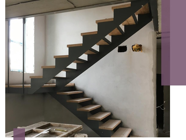 Изготовление лестниц на металлокаркасе в Черкесске от производителя