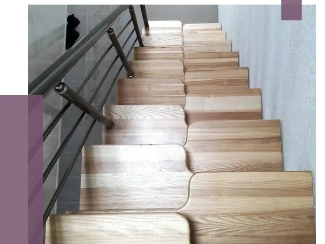 Лестницы гусиный шаг в Черкесске от 13000 руб. под ключ | ПРОЛЁТ-Чрк