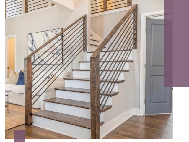 Лестницы для коттеджа под ключ в Черкесске — изготовление и монтаж