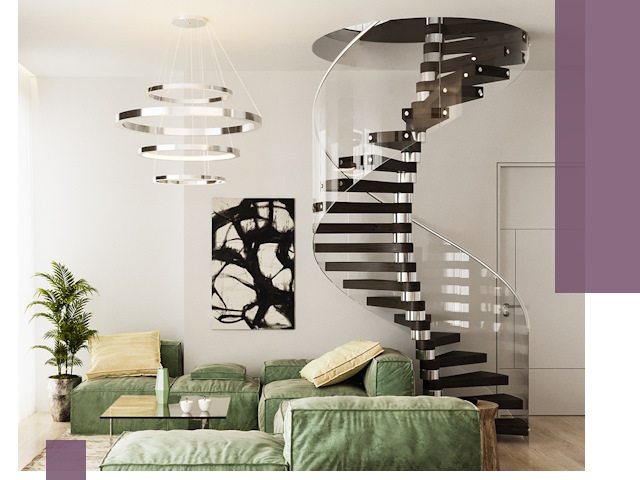 Лестницы для двухуровневой квартиры в Черкесске — изготовление и монтаж