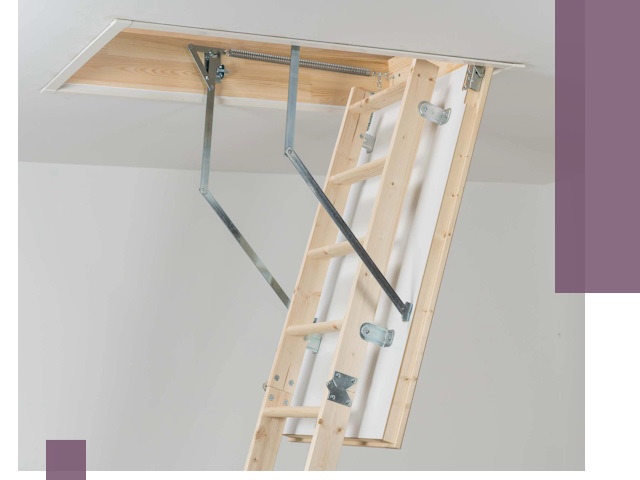 Установка чердачной лестницы под ключ в Черкесске