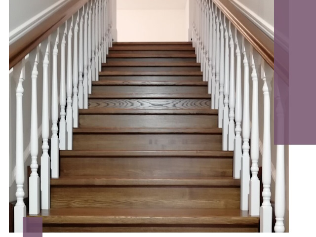 Лестницы из ясеня на заказ в Черкесске — изготовление и монтаж