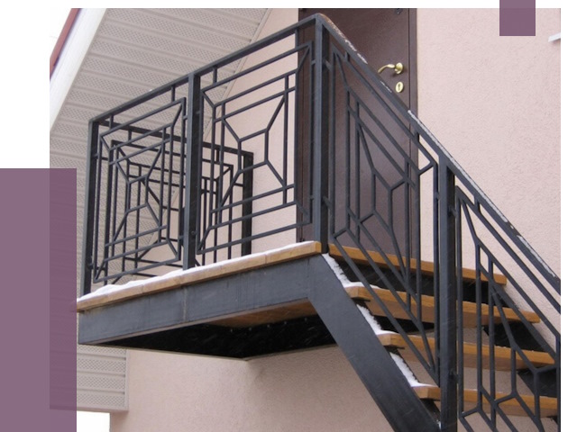 Металлические перила в Черкесске от 4282 руб.  | ПРОЛЁТ-Чрк