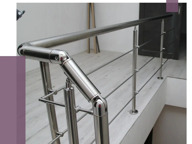 Перила из нержавеющей стали в Черкесске от 8972 руб. под ключ | ПРОЛЁТ-Чрк