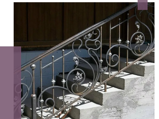 Кованые перила в Черкесске от 8667 руб. под ключ — качество от ПРОЛЁТ-Чрк