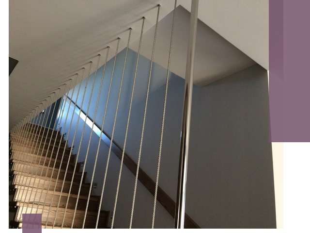 Тросовые перила под ключ в Черкесске — производство и монтаж