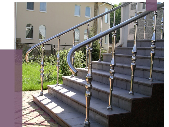 Перила для крыльца в Черкесске от 10706 руб. — монтаж ПРОЛЁТ-Чрк