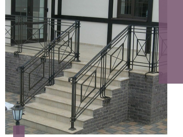 Перила для крыльца в Черкесске — монтаж, изготовление и установка