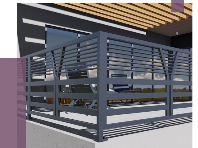 Изготовление балконных ограждений в Черкесске от 10706 руб. | ПРОЛЁТ-Чрк