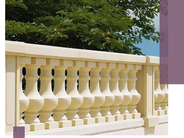 Установка балюстрады в Черкесске: изготовление и монтаж под ключ