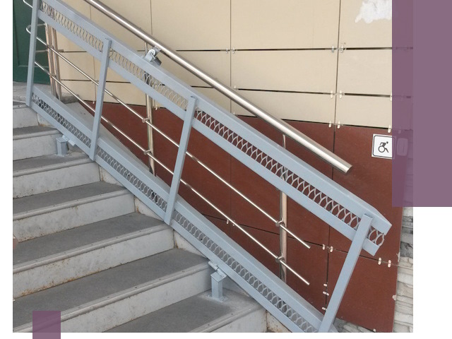 Изготовление откидных пандусов под ключ в Черкесске