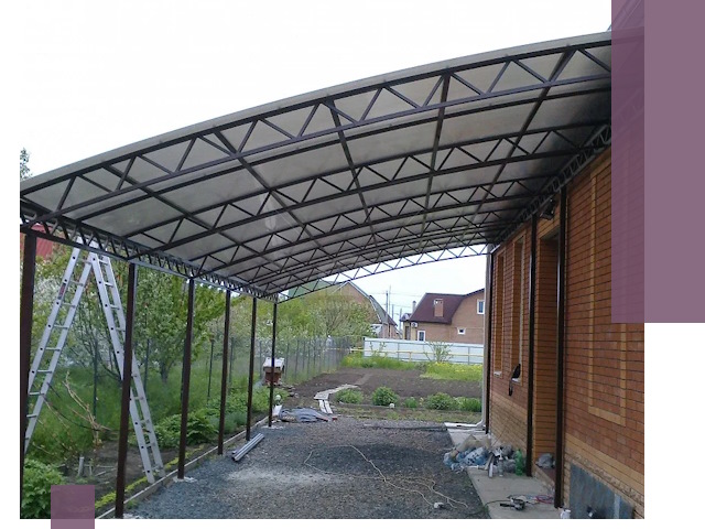 Профессиональный монтаж навесов под ключ в Черкесске