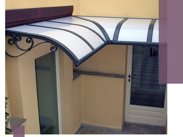 Монтаж козырьков любой сложности в Черкесске под ключ