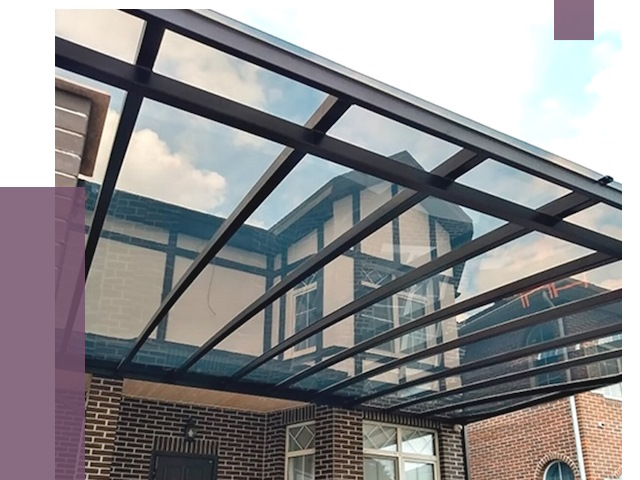 Навесы из поликарбоната в Черкесске от 8585 руб. под ключ — ПРОЛЁТ-Чрк