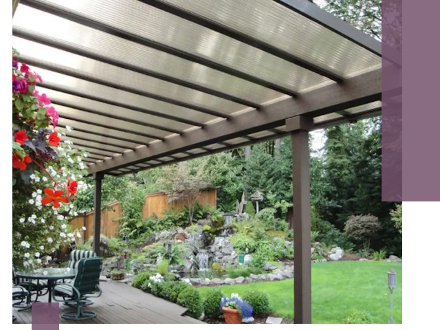 Навесы из поликарбоната под ключ в Черкесске быстро и надёжно