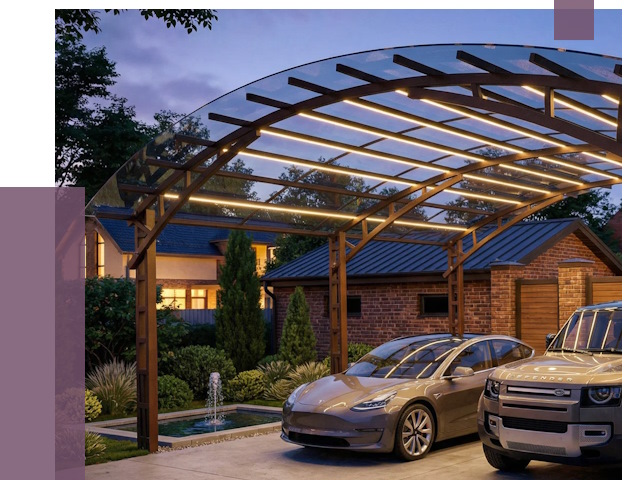 Металлические навесы в Черкесске от 12643 руб. под ключ — ПРОЛЁТ-Чрк