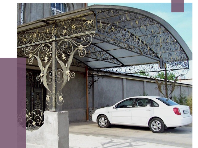 Кованые навесы в Черкесске от 14529 руб. | ПРОЛЁТ-Чрк