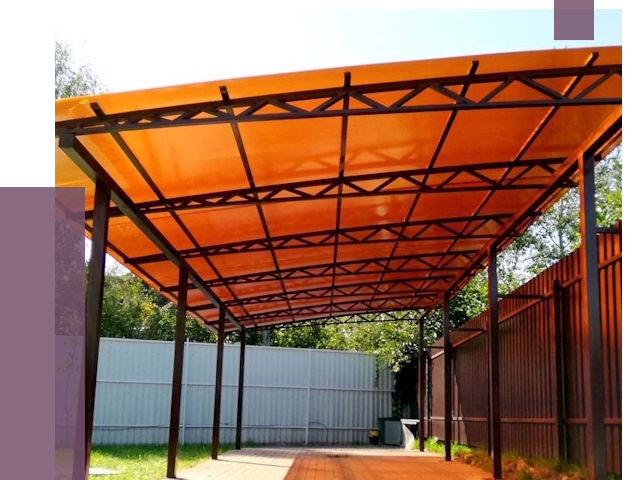 Односкатные навесы под ключ в Черкесске от 13102 руб. 