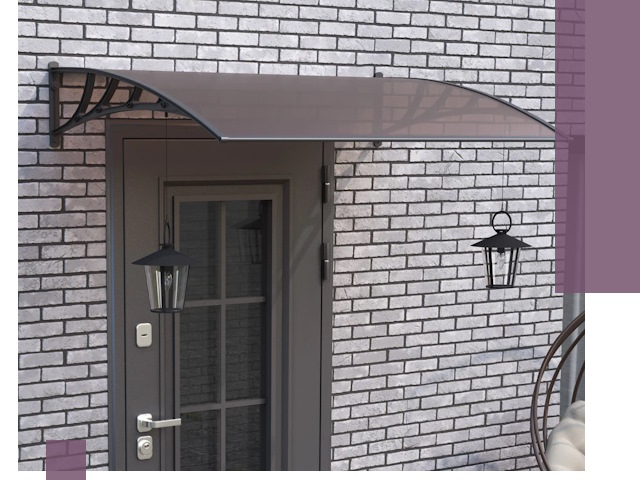 Недорогие козырьки и навесы под ключ в Черкесске