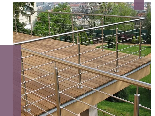 Алюминиевые парапеты в Черкесске под ключ от 7749 руб. 