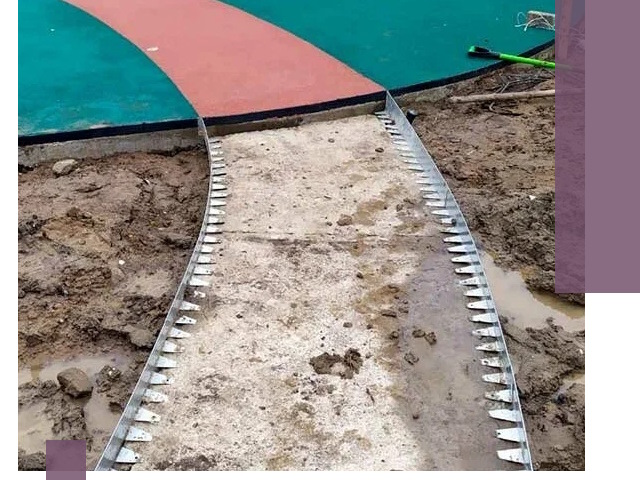 Металлические бордюры для дорожек в Черкесске — монтаж и изготовление