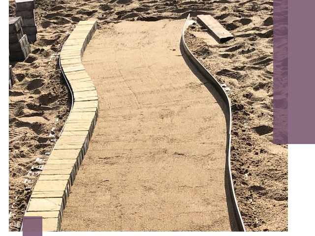 Металлические бордюры для тротуаров в Черкесске — прочные и долговечные