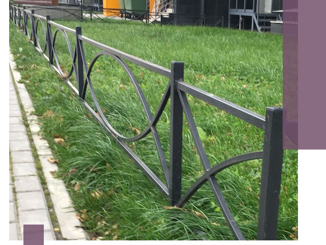 Газонные ограждения из металла в Черкесске — монтаж и продажа