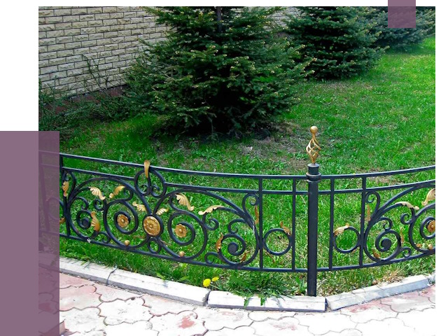 Кованые газонные ограждения в Черкесске от 7596 руб. — ПРОЛЁТ-Чрк