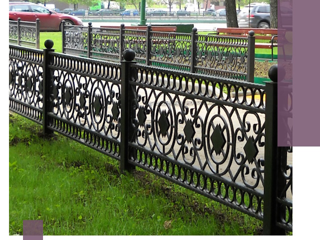 Секционные газонные ограждения под ключ в Черкесске