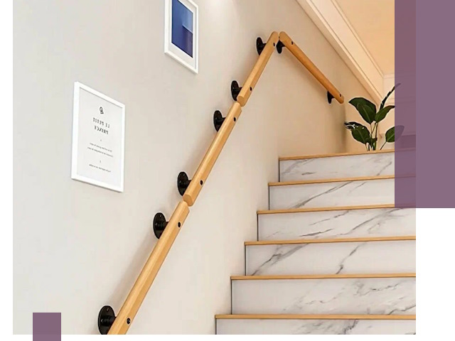 Поручни металлические и деревянные под ключ в Черкесске