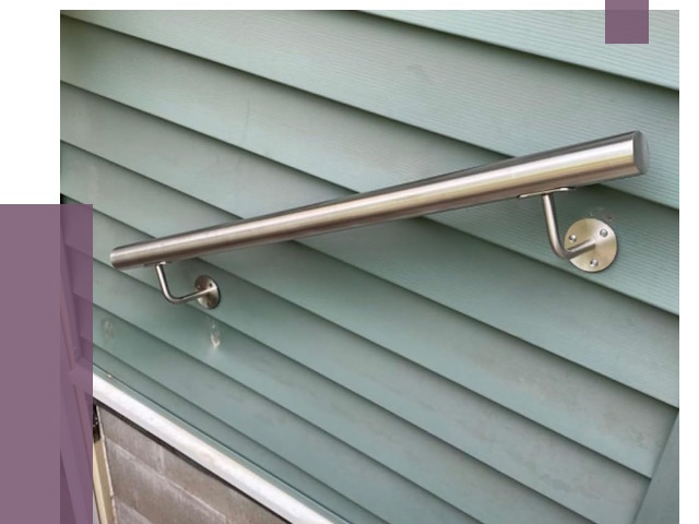 Поручни из нержавеющей стали в Черкесске от 7647 руб.  | ПРОЛЁТ-Чрк